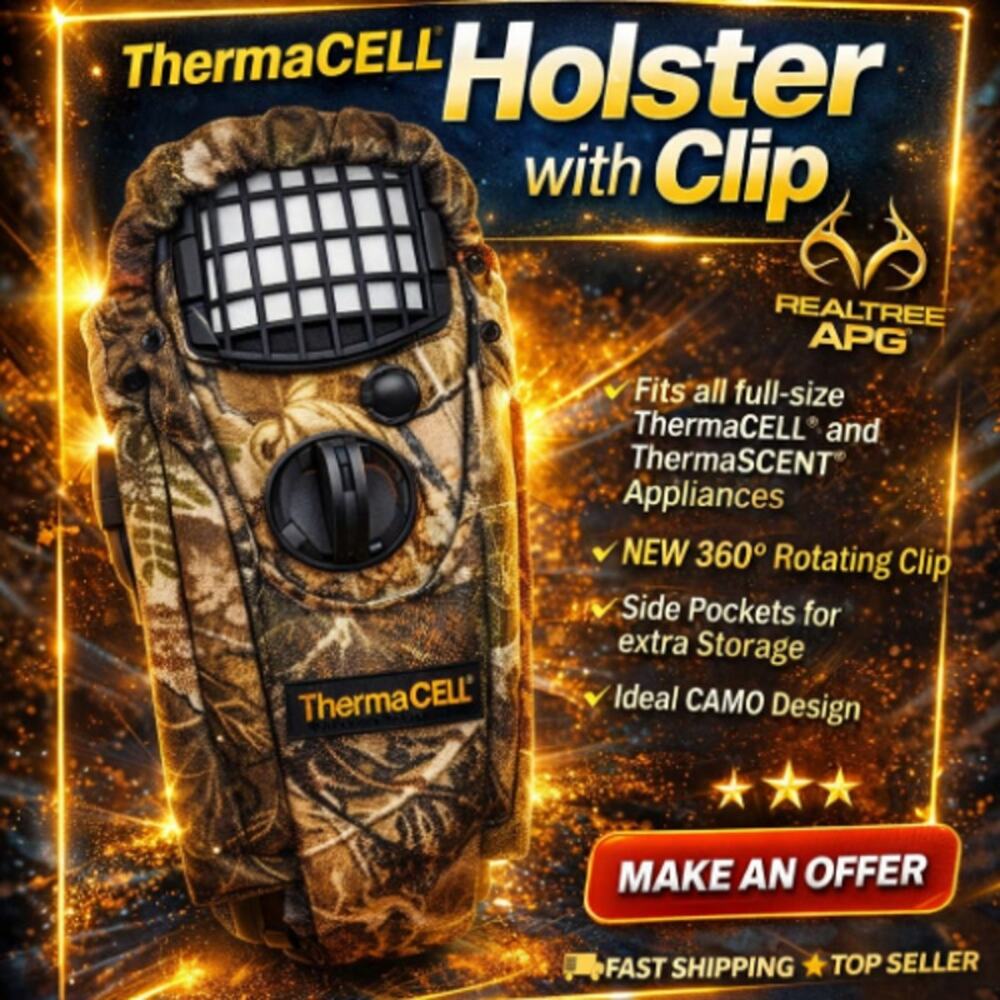 Thermacell  Appliance Holster  Clip All Real Tree APG Camo Hunting Carrier NEW